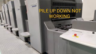 HEIDELBERG SM74 FEEDER PILE NOT WORKING