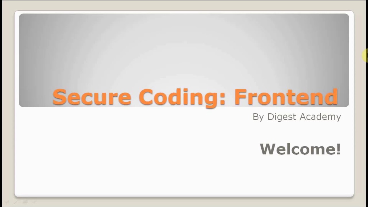 Secure Coding on Frontend: Best Practices Introduction
