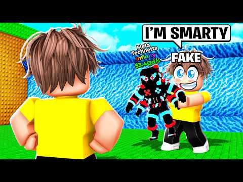 Fake SMARTY Was SCAMMING, So I Exposed Him.. (Escape Tsunami for Brainrots)