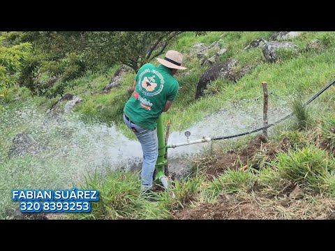 BOMBA DE ARIETE.  ISTALACION EN NILO CUNDINAMARCA COLOMBIA 
