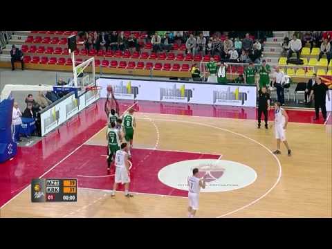 MZT Skopje - Krka highlights (09.11.2013 Round 7 ABA Liga)