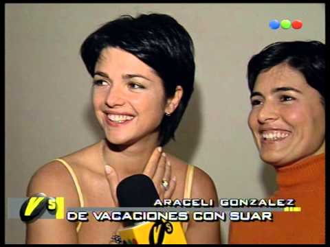Araceli Gonzalez; vacaciones con Suar y Toto en Brasil - Versus