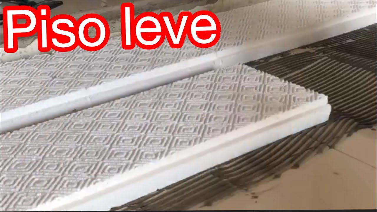 Piso com isopor. Você já conhecia essa técnica?