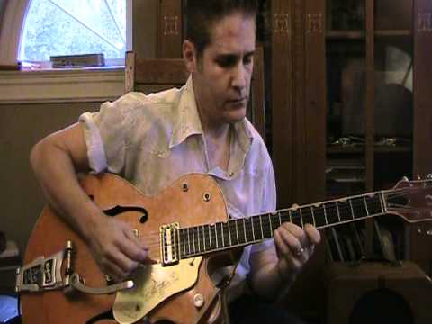 Rockabilly Guitar lesson w/ Fred Stucky on a 1959 Gretsch 6120