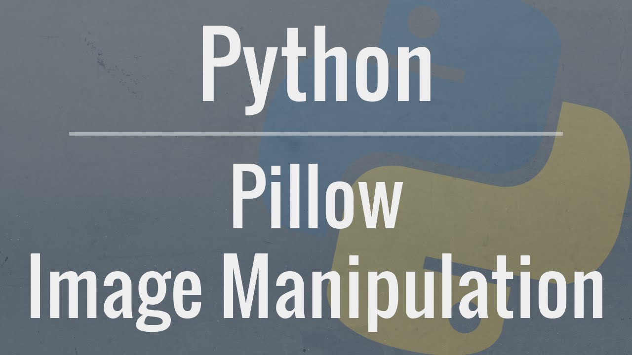¿Está Pillow incluido en Python?
