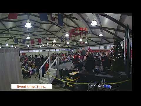 Time-lapse of a sound system setup and event for a cultural fair we provided sound for.