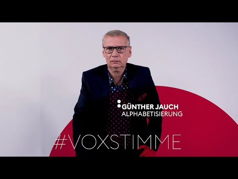 Günther Jauch: Alphabetisierung | #VOXStimme