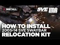 Mustang Swaybar Relocation Bracket Install - SVE (2005-2014)