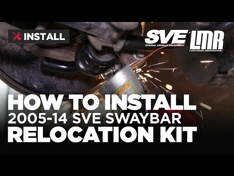 Mustang Swaybar Relocation Bracket Install - SVE (2005-2014)