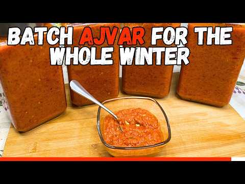 How to Make Ajvar • Oven-Roasted Red Peppers & Eggplant