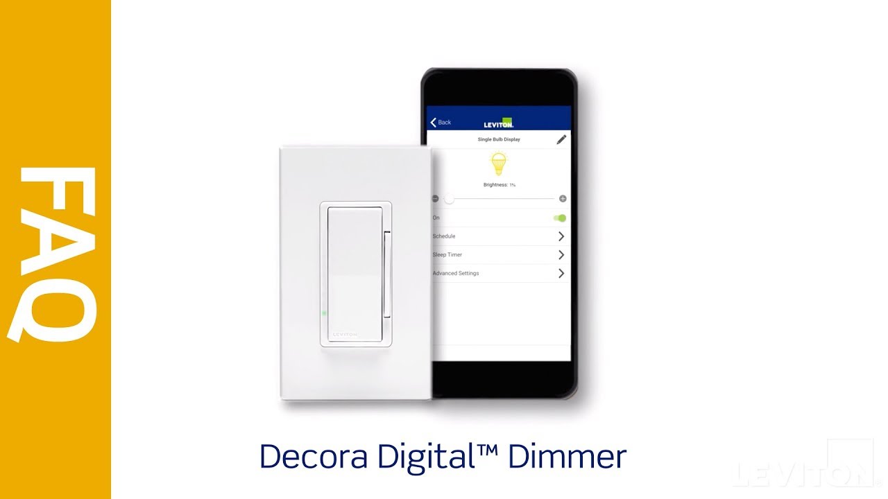 Leviton Answer Series: All about Dimmers