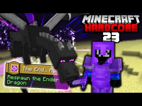RESPAWNING THE ENDER DRAGON in Minecraft Hardcore (#23)