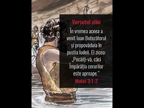 18 Aprilie - Versetul zilei: Matei 3:1-2