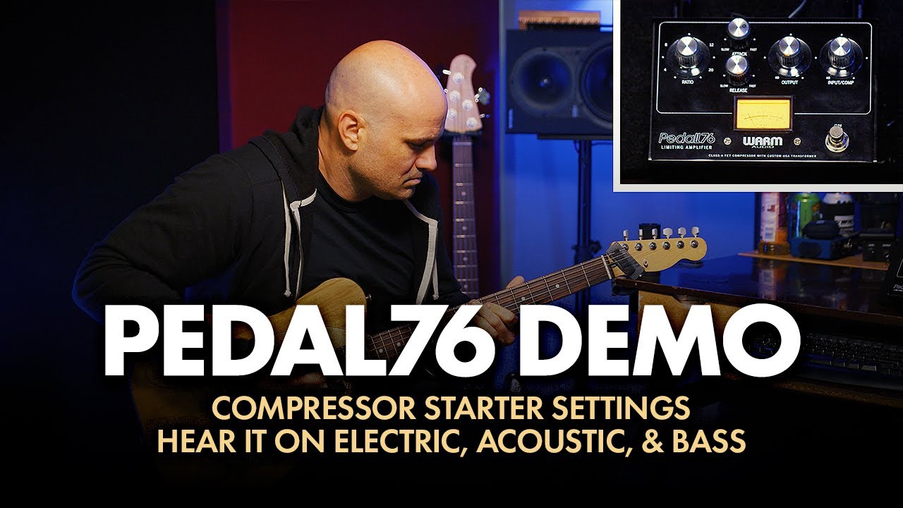 Pedal76 Demo | All-Analog Transformer-Balanced FET Compressor Pedal - YouTube
