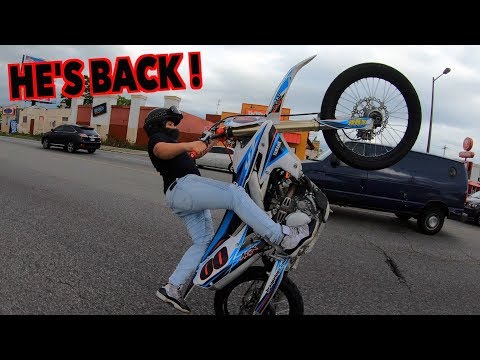 LITTLE BROTHER IS BACK ON HIS D!RT BIKE ! | BRAAP VLOGS