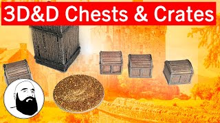 Miniature Treasure Chests for D&D