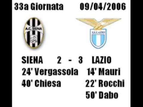 Siena-LAZIO 2-3 Stagione 2005-2006 gol di Dabo
