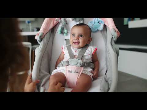 BEBE2LUXE LOUNA 4 en 1 : BERCEAU, BALANCELLE ELECTRIQUE, CHAISE HAUTE, TRANSAT