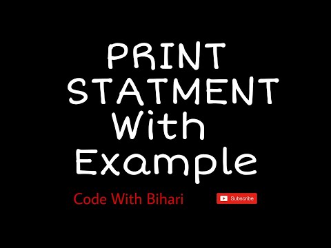Print Command Qbasic Programming Code With Bihari
