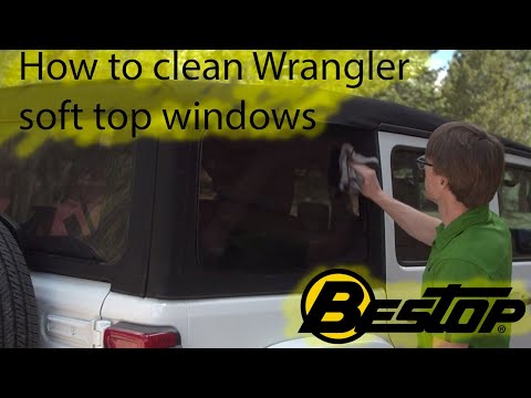 How to clean your Wrangler's soft top windows