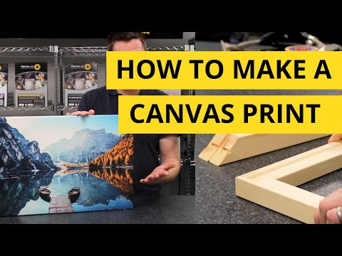 How To Make A Canvas | Varnishing & Wrapping