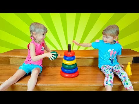 Funny Kids Alena & Pasha Pretend Play with toys Video for children collection by Chiko TV