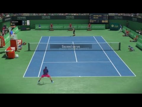 Tennis World Tour return winners