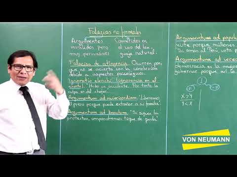 Filosofía | 11. Falacias no Formales, Teoría 1