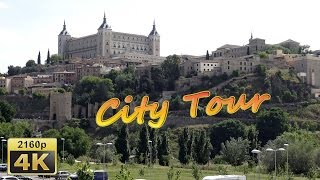 Toledo, City Walk and Bustour, Part 1 - Spain 4K Travel Channel