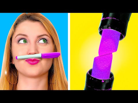 GENIALE SCHREIBWAREN-HACKS! || Nützliche Zurück-zur-Schule DIYs von 123 Go Like!