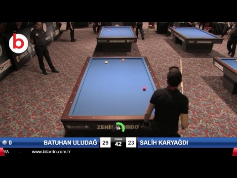 BATUHAN ULUDAĞ & SALİH KARYAĞDI Bilardo Maçı - 2019 TÜRKİYE KUPASI 1. ETAP ERKEKLER-1.TUR