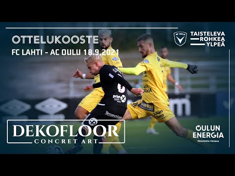ACOTV: Dekofloor ottelukooste FC Lahti - AC Oulu 18.9.2021 (Veikkausliiga)