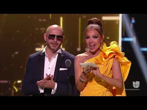 Thalia The Legend y Pitbull Cierran En Grande La Noche Premio Lo Nuestro