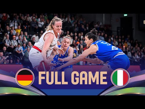 Germany v Italy | Full Basketball Game | FIBA Women's EuroBasket 2025 Qualifiers