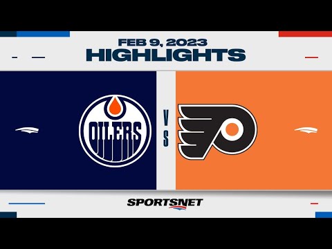 NHL Highlights | Oilers vs. Flyers - February 9, 2023
