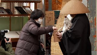 12月15日【びわ湖放送ニュース】毎年恒例　三井寺の歳末助け合い托鉢
