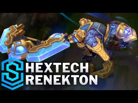 Hextech Renekton Skin Spotlight - Pre-Release - League of Legends