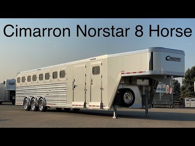 Preview image of 2023 Cimarron Norstar 8 Horse Gooseneck with Aire Ride youtube video