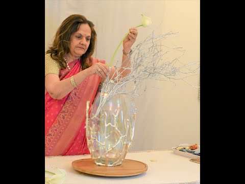 Devyani Sampat Ceramic Flower Demonstration