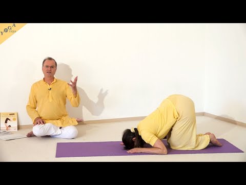 Haltung des Embryos im Muttterleib - Yoga Asana Lexikon