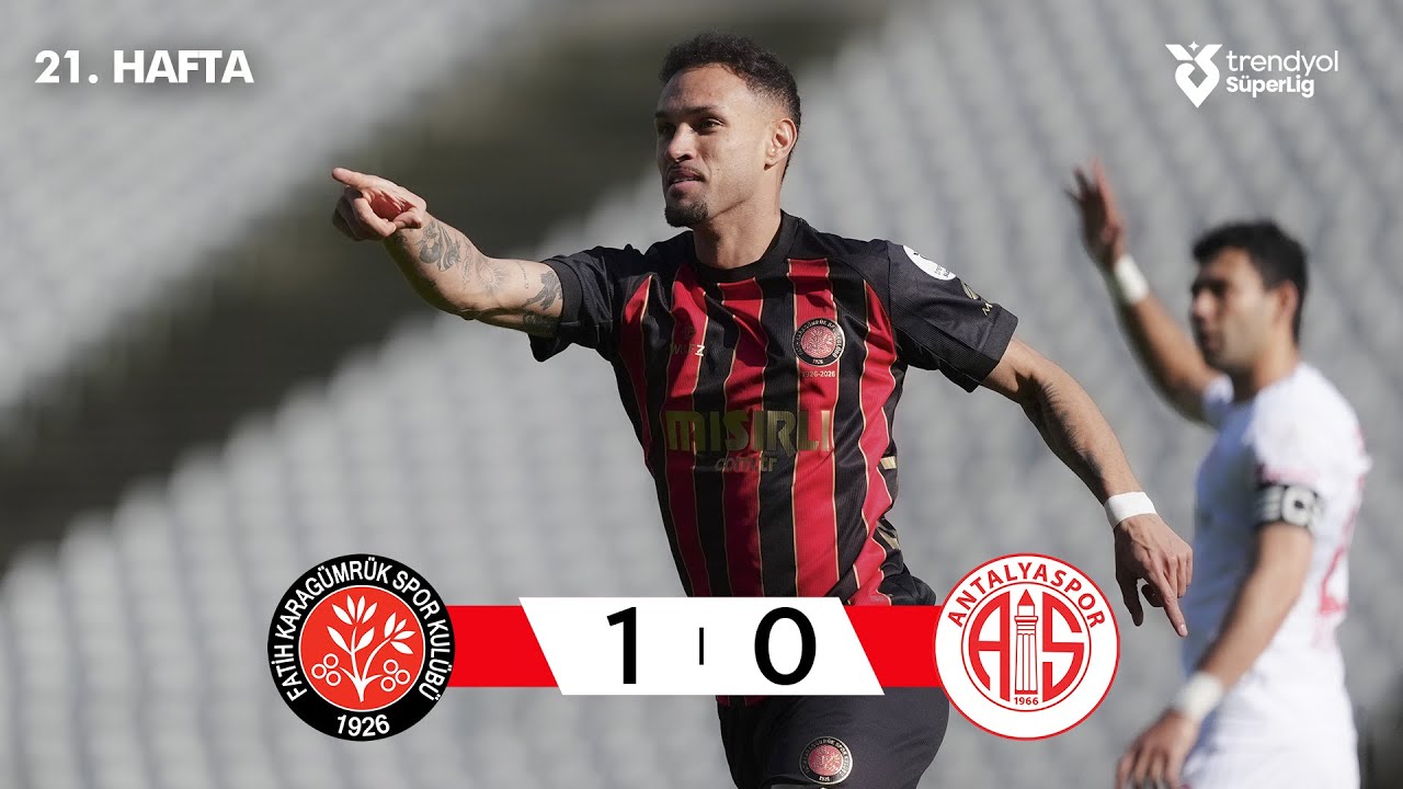 Fatih Karagümrük vs Antalyaspor Highlights
