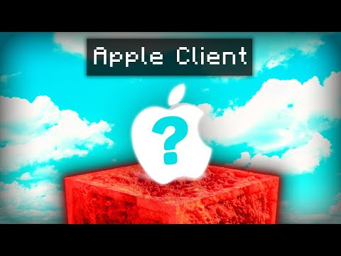 Antinity - Apple made a MINECRAFT client: Apple Client