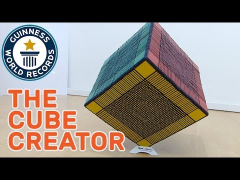 Gregoire Pfennig: The Rubik's Cube Creator - Guinness World Records