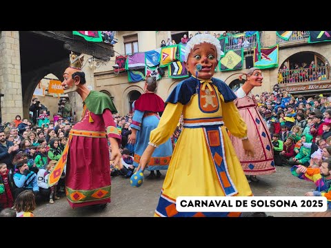 🌟 Ballet dels GEGANTS BOJOS 🌟 Carnaval de SOLSONA 2025