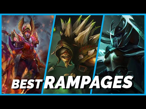 Dota 2 Best Rampages Legion Commander, Bristleback & Phantom Assassin (2022)