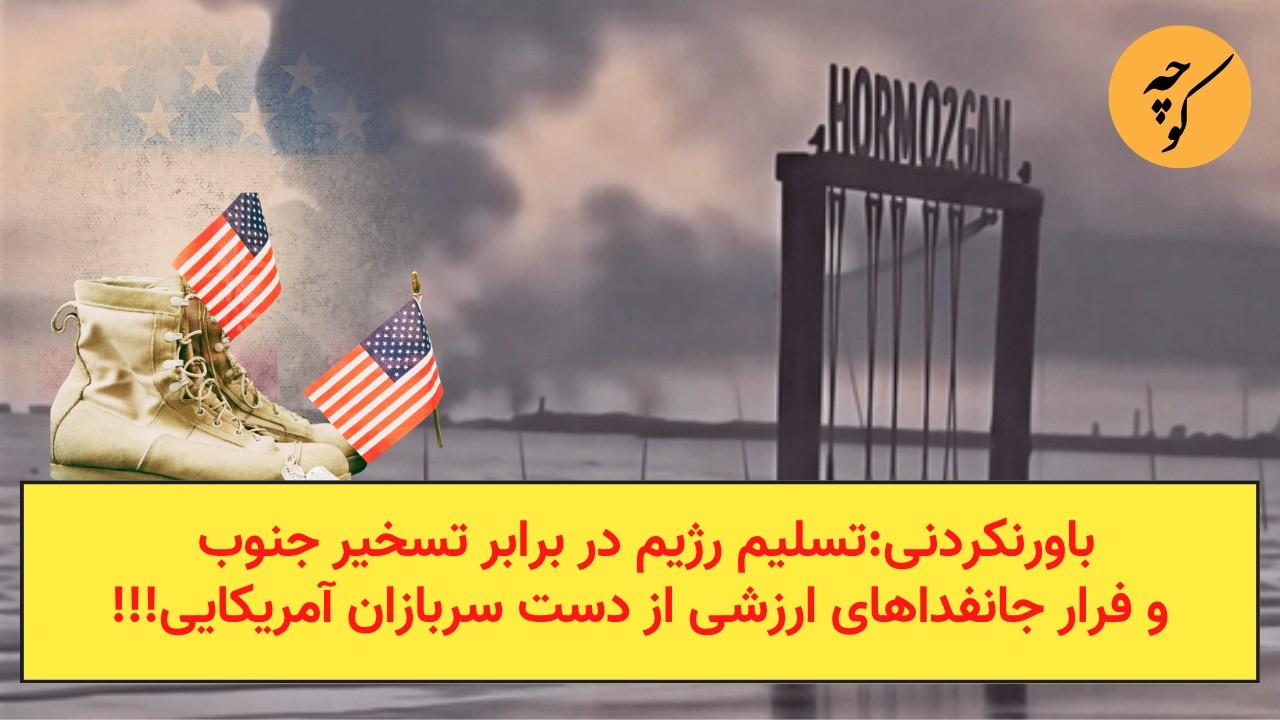 باورنکردنی:تسلیم رژیم در برابر تسخیر جنوب و فرار جانفداهای ارزشی از دست سربا?