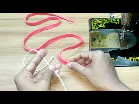 সবচেয়ে সহজ নিয়মে ডরি পাইপিং তৈরিhow to make dori paiping easy method in bangla/neck piping Video