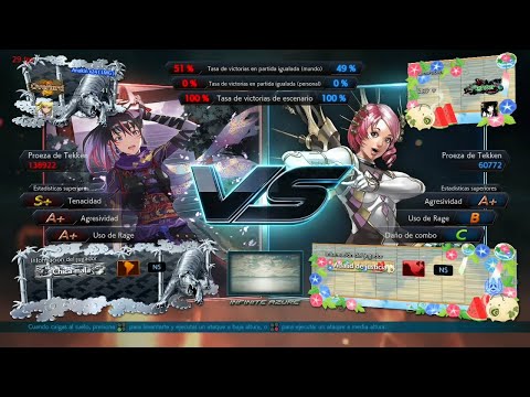 142_2 D Kunimitsu (Anakin x24) vs (Lima) Alisa - Tekken 7  Online sin Grafica