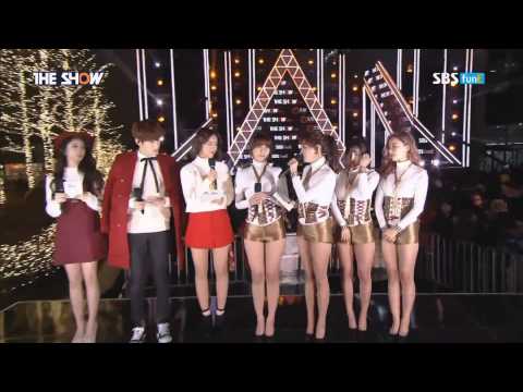 [1080P] 141230 Rainbow Blaxx(레인보우 블랙) - Interview @ THE SHOW