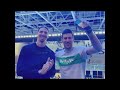Novak Djokovic with Zlatan Ibrahimovic